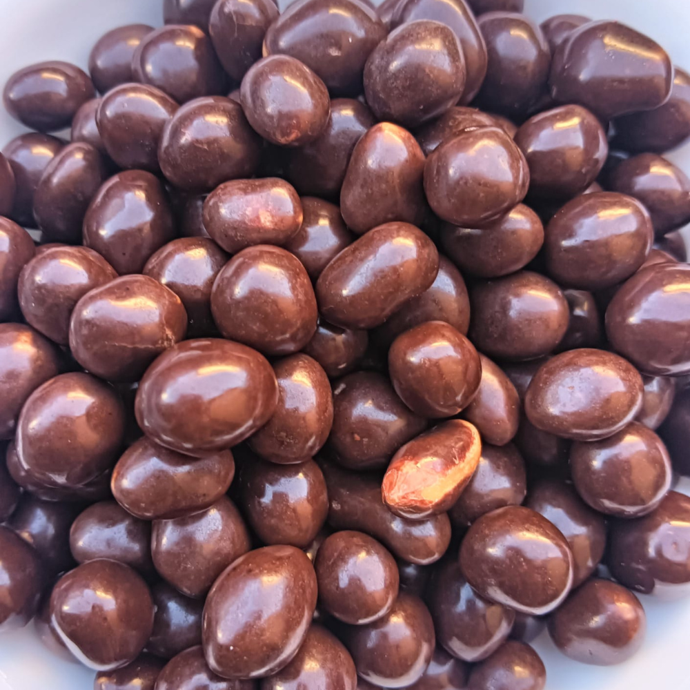 Maní con chocolate
